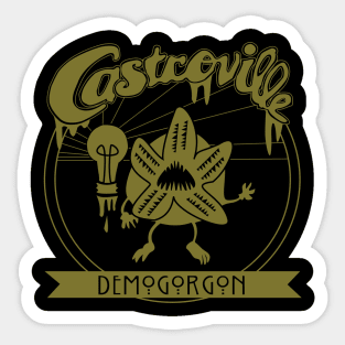 Castroville Artichoke Festival/Demogorgon Stranger Things Sticker